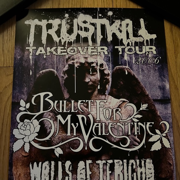 TRUSTKILL TAKEOVER TOUR 2006 11x17 Poster Bullet For My Valentine - Picture 2 of 6